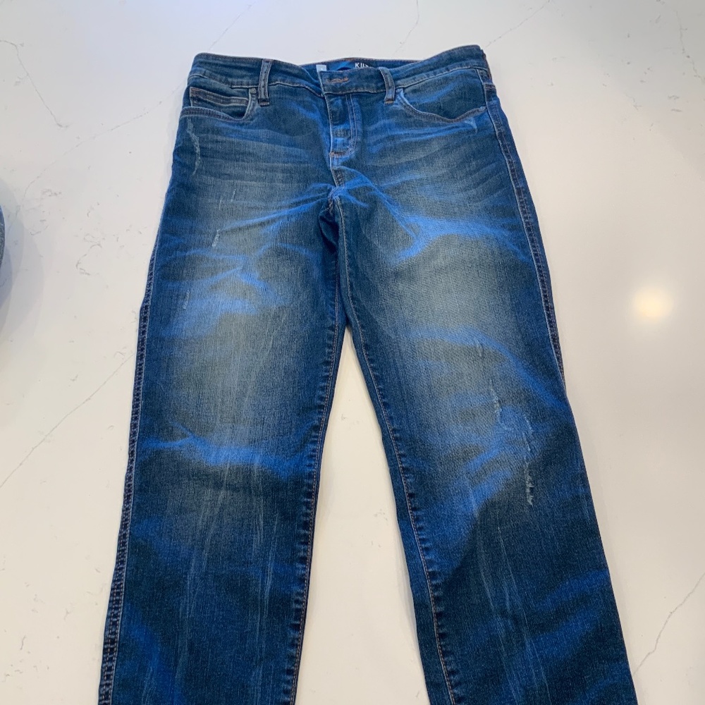 Kut from the Kloth Meghan High Rise Ankle Cigarette Sz 8